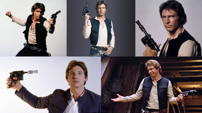 Han Solo couldn’t adopt a bad gun stance if he wanted to.